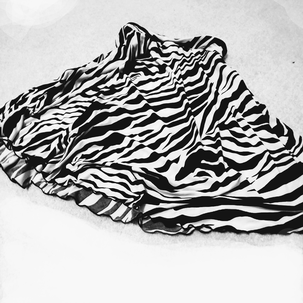 DW ZEBRA PRINT SKIRT